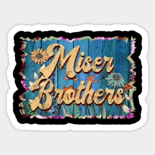 Retro Miser Name Flowers Limited Edition Proud Classic Styles Brothers Sticker